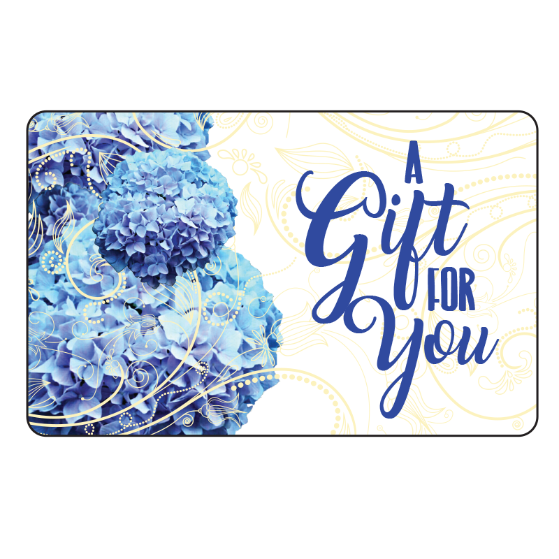 Blue Flower Gift Cards