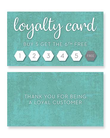 Blue Loyalty Cards