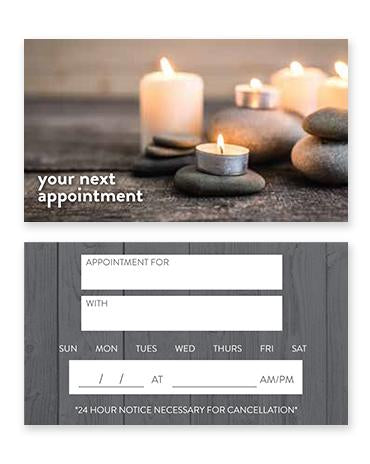 Candles Appointment Cards
