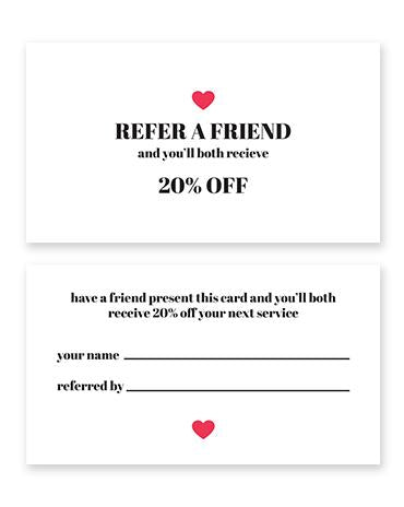Heart Referral Cards